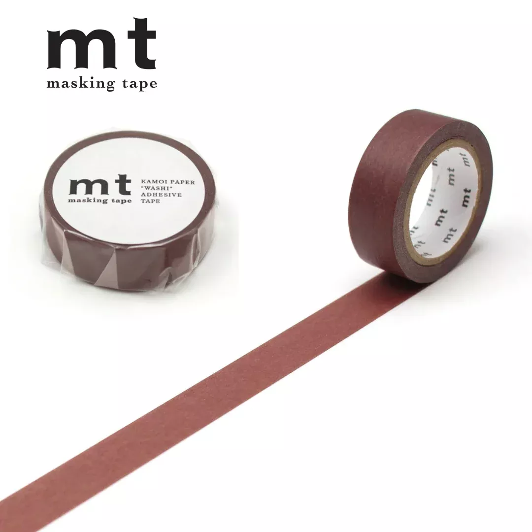 MT Masking Tape Basic Washi Tape - Grayish Red