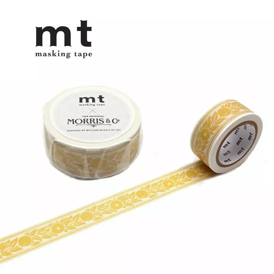 MT x William Morris Washi Tape - Orange Border
