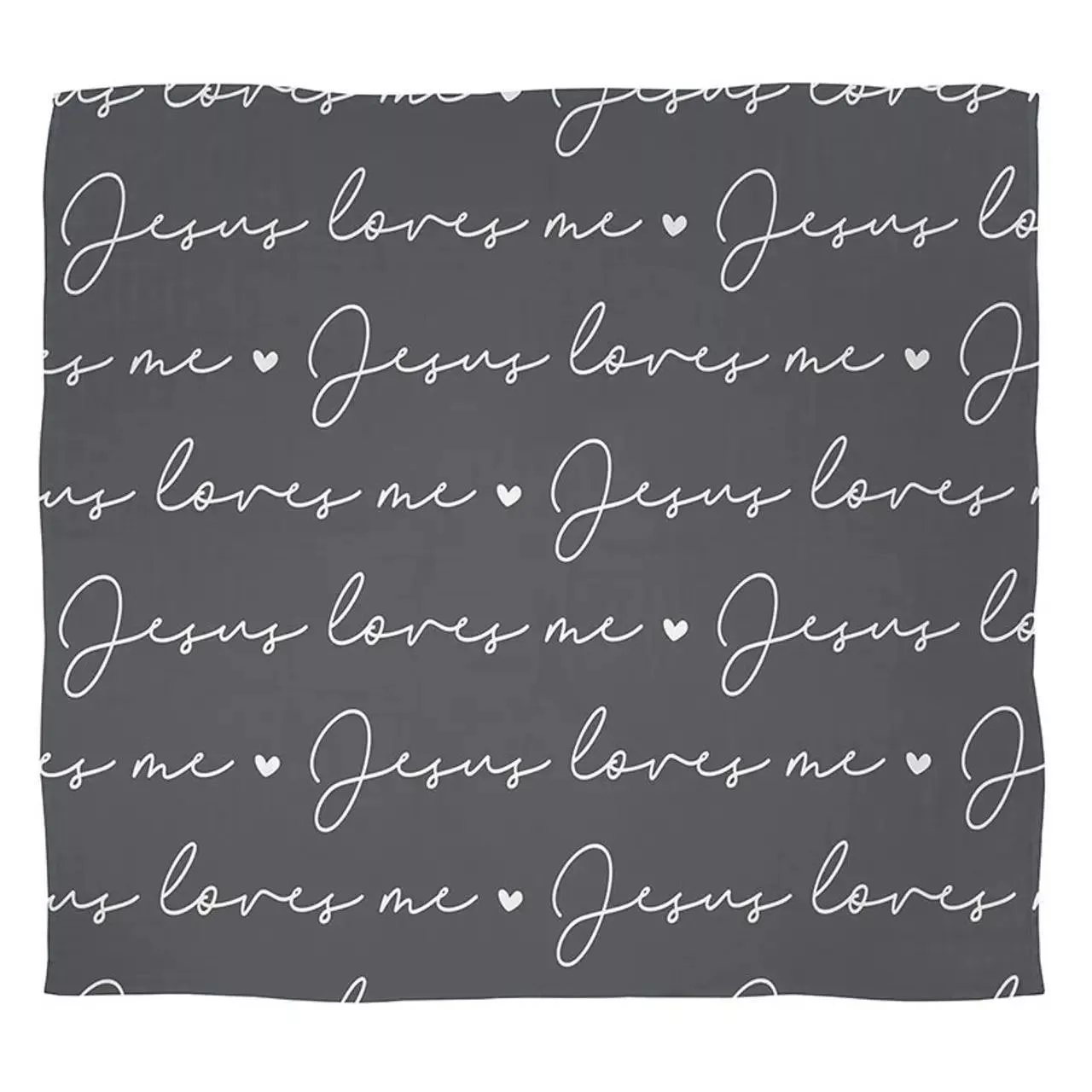 Muslin Cotton Swaddle Blanket – Jesus Loves Me