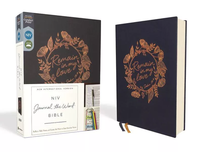 NIV, Journal the Word Bible, Red Letter, Comfort Print