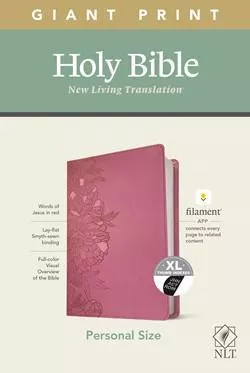 NLT Personal Size Giant Print Bible, Filament-Enabled Edition, Indexed