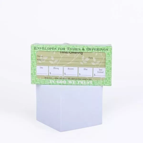 Offering Envelope – Deut. 12:6-7 – 100Ct