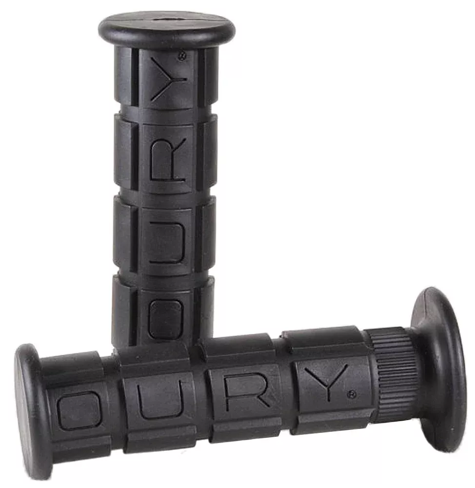 Oury Motorcycle Grip OSCROG10, Black Rubber Road/Street Grip for Enhanced Control