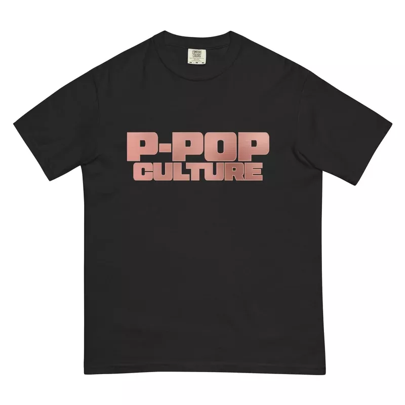 P-POP CULTURE Black T-shirt