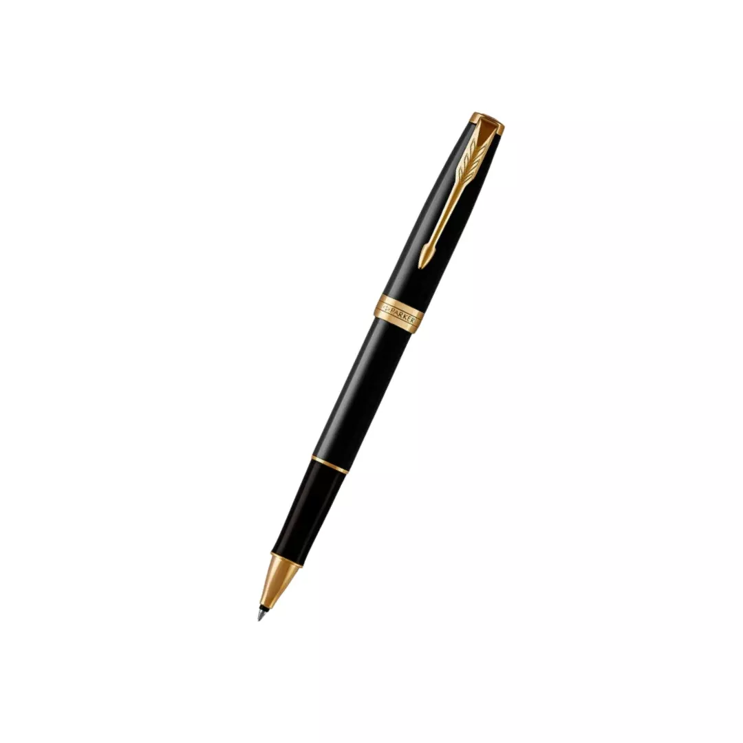 Parker Sonnet Lacquer Black GT Rollerball Pen