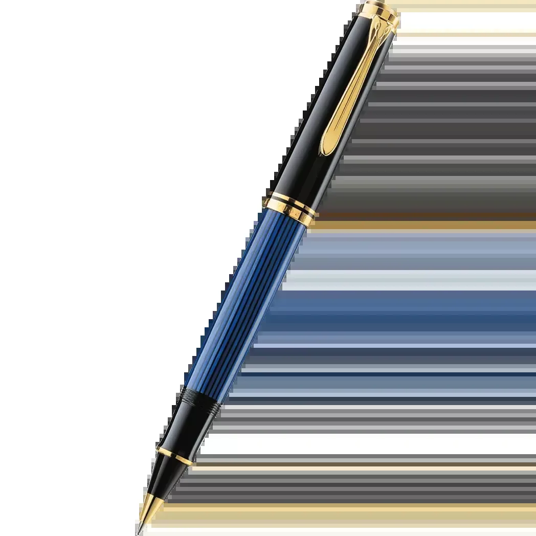 Pelikan Souverän R400 Rollerball Pen - Black/Blue