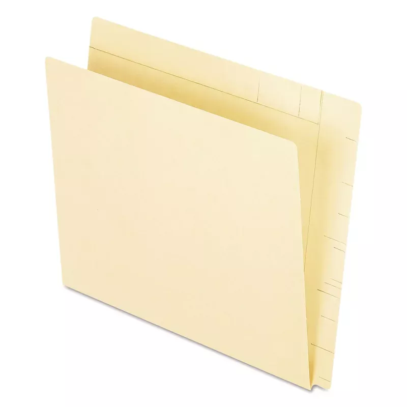 Pendaflex 16640 Manila Conversion Folders, Straight Tab, Letter Size, 100/Box (PFX16640)