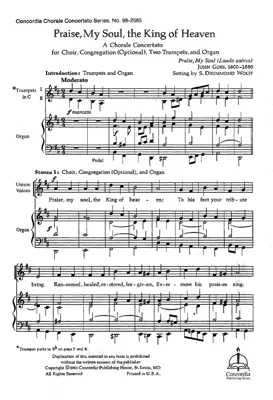Praise, My Soul, the King of Heaven (Wolff)