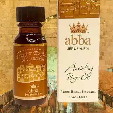 “Pray For Jerusalem…” 1/2oz Frankincense & Myrrh Anointing Prayer Oil