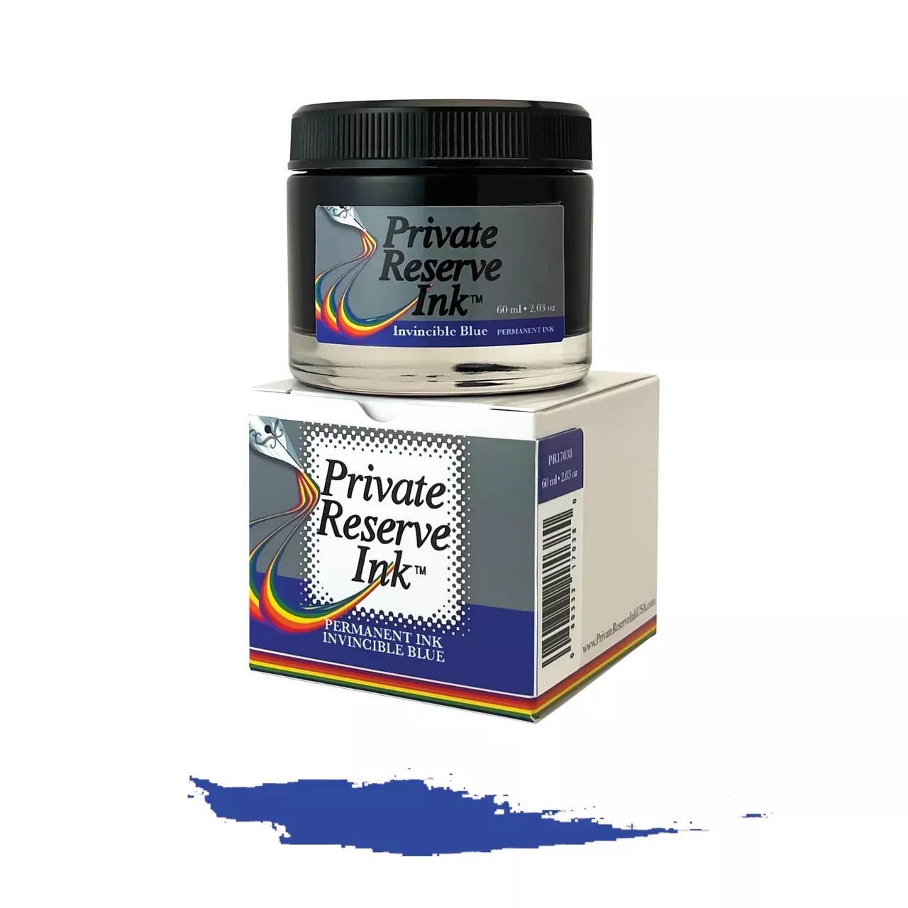 Private Reserve Waterproof Fountain Pen Ink (60mL) -Invincible Blue