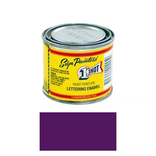 Purple Pinstriping Lettering Enamel Paint, 1/4 Pint
