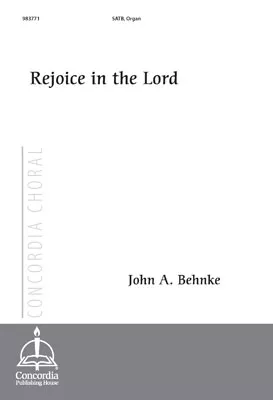 Rejoice in the Lord