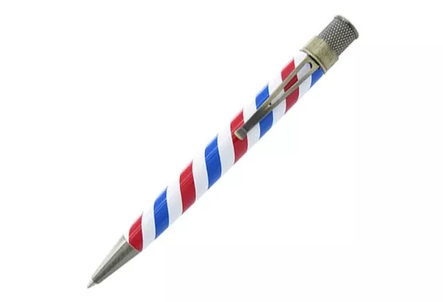 Retro 1951 Vintage Metalsmith Tornado Rollerball - Brutus (Barber)