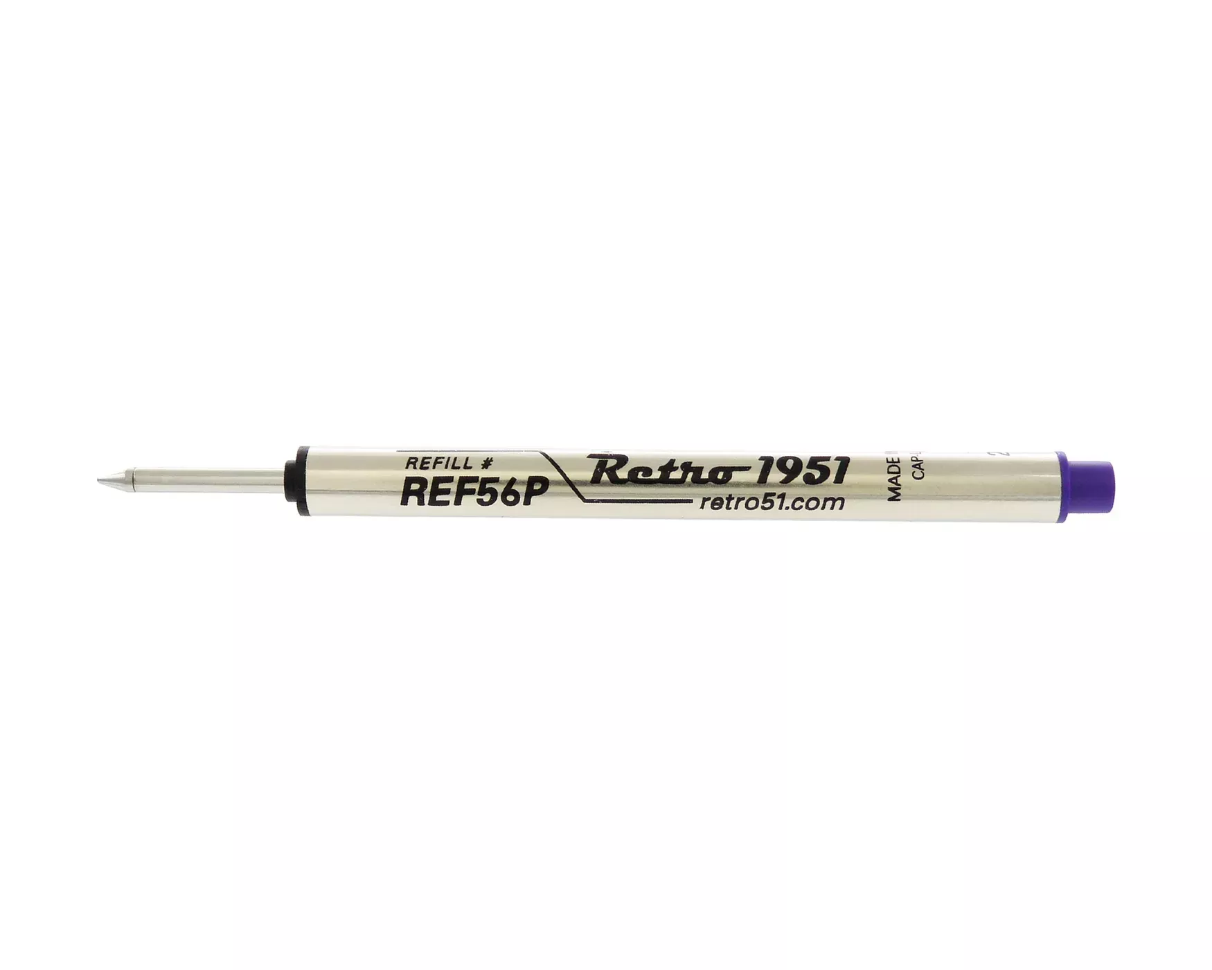 Retro 51 Purple Short Capless Rollerball Refill