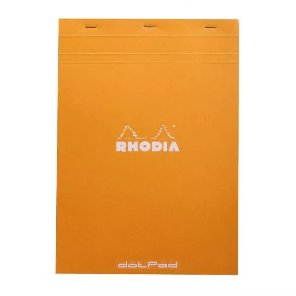 RHODIA Pad Dot 8.5x11 Orange