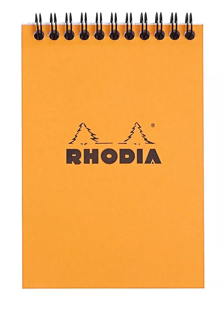 Rhodia Spiral Pad Grid 4X6 Orange
