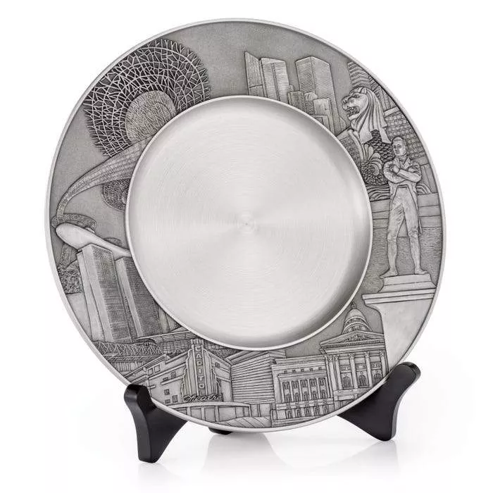Royal Selangor Singapore Scenes Civic District Plate