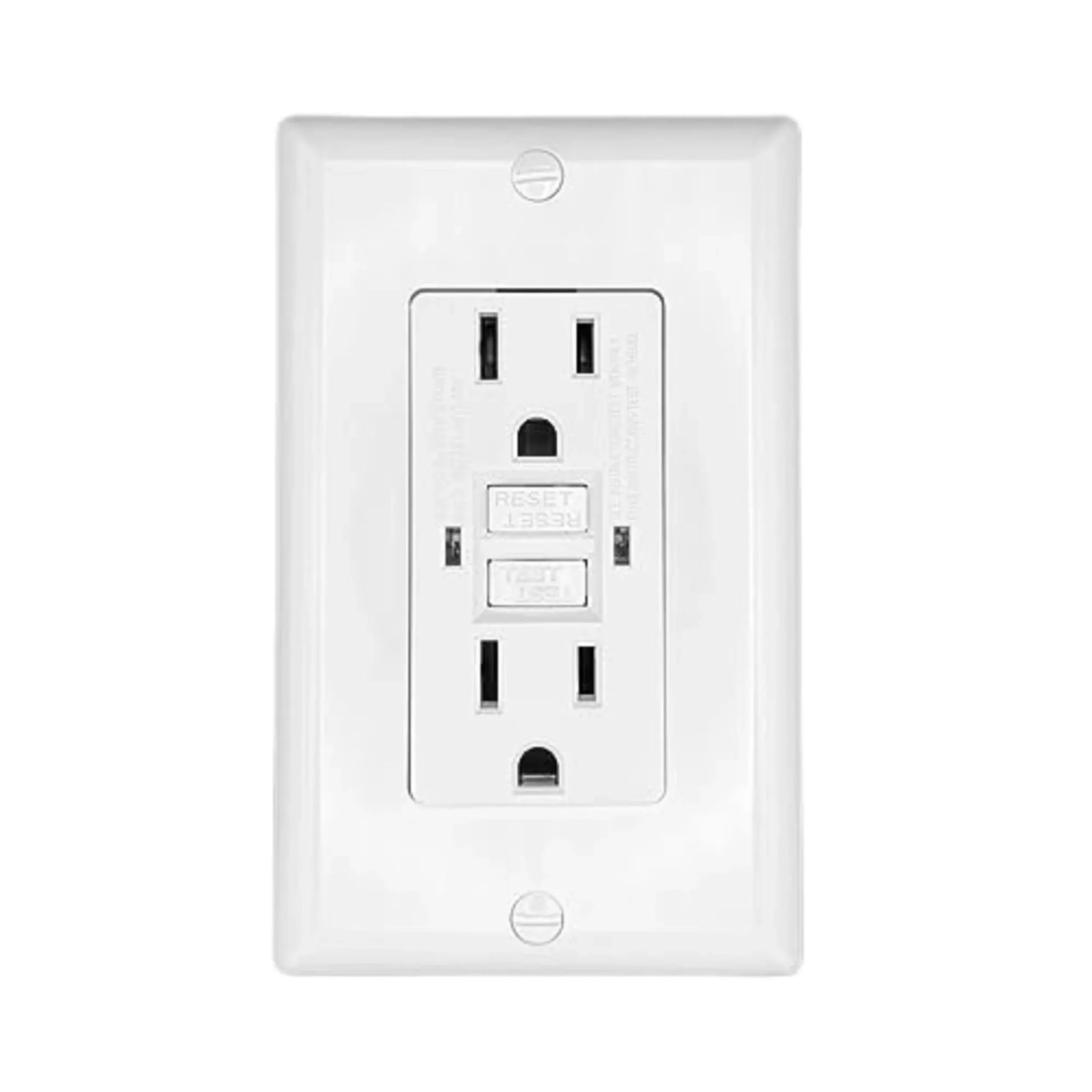 Rv Designer S801, Dual Gfci Outlet With Cover Plate, White, Ac Electrical