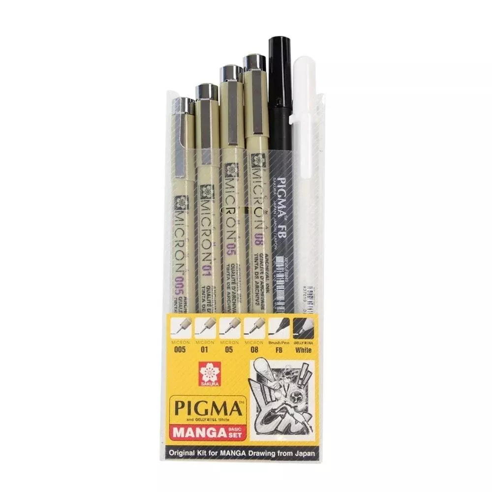 Sakura Pigma Manga Set of 6
