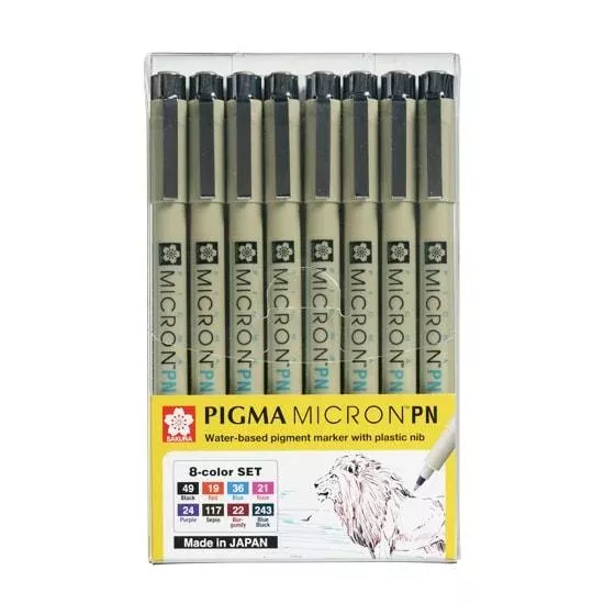 Sakura Pigma PN Set of 8