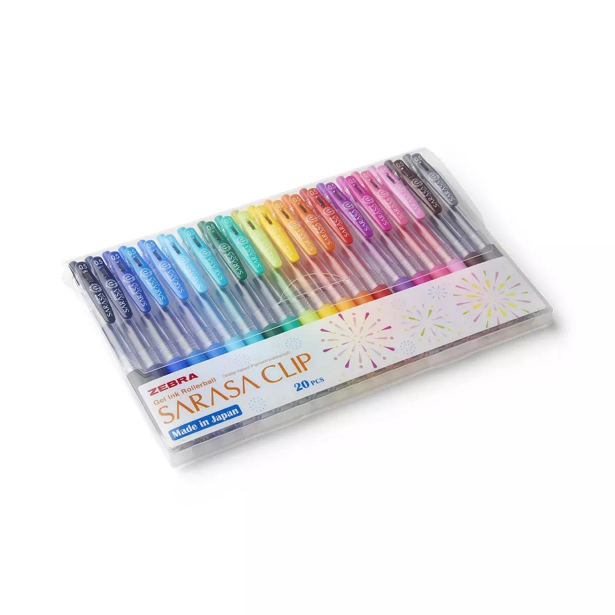 Sarasa Clip Gel Pens (20 Colour Set)
