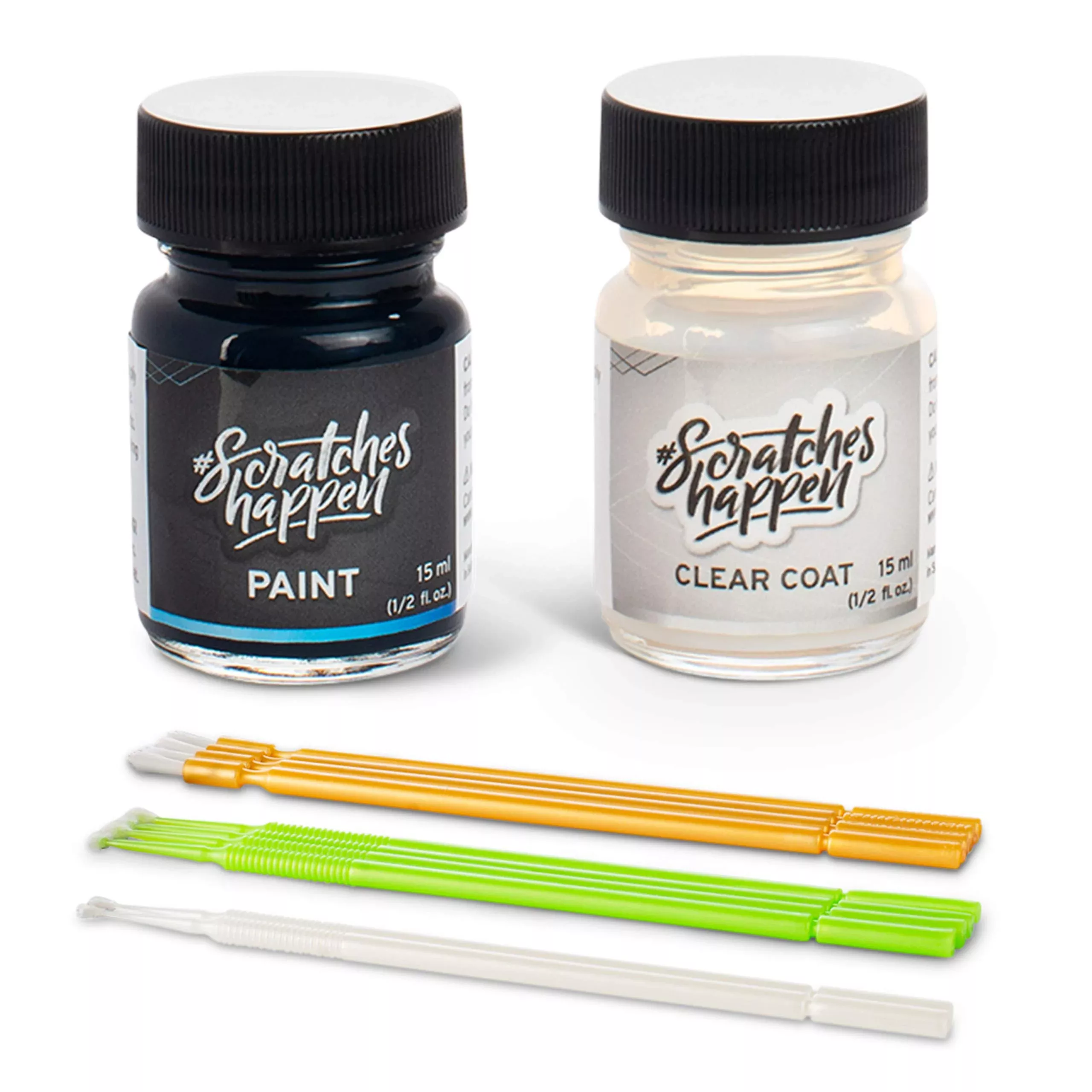 Scratcheshappen Exact-Match Touch Up Paint Kit Compatible With Audi Beluga Brown Metallic (Ly8U/M5) - Bottle, Essential