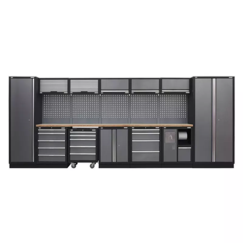Sealey APMSSTACK01W Modular Storage System Combo – Wood Worktop FQ12859307