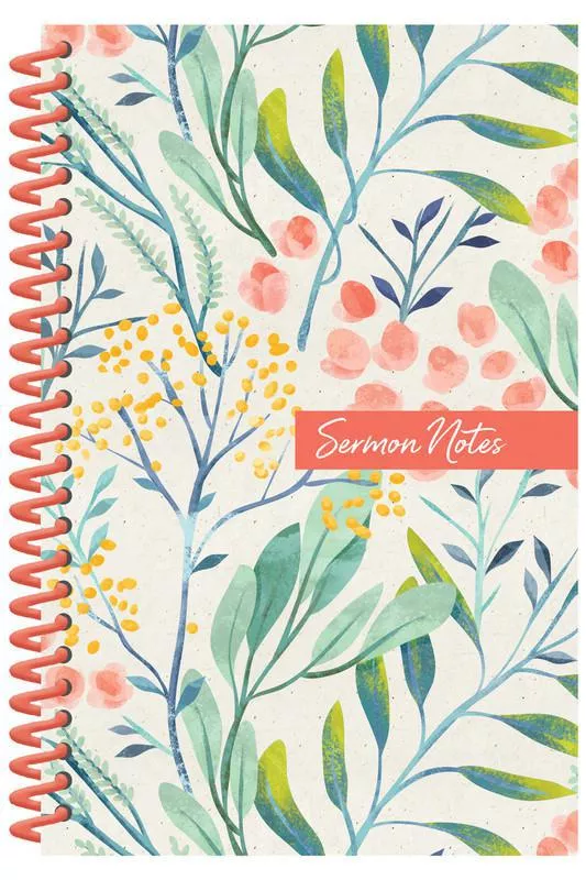 Sermon Notes Journal (Floral)