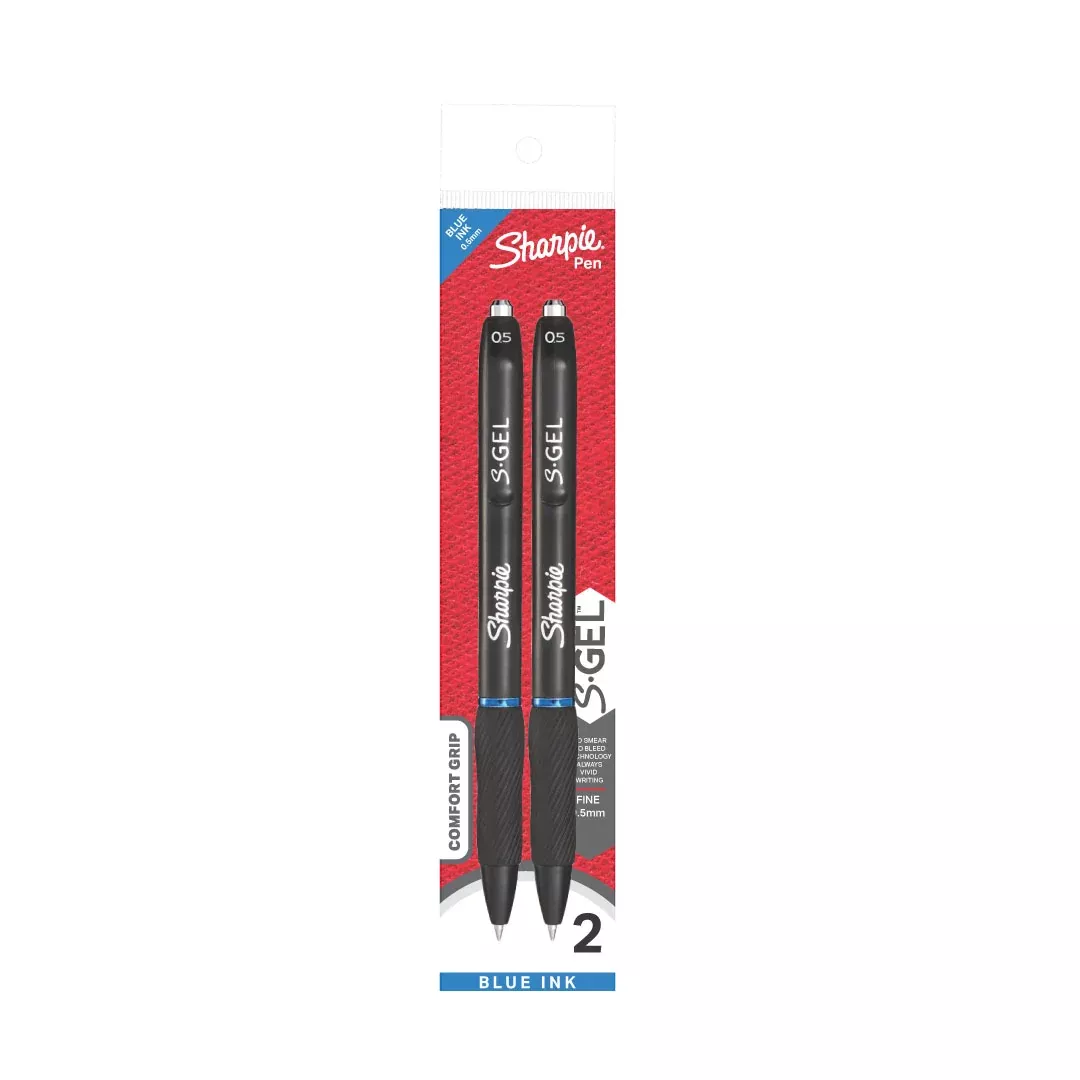 Sharpie Pen S Gel 0.5mm RT 2'S- Blue