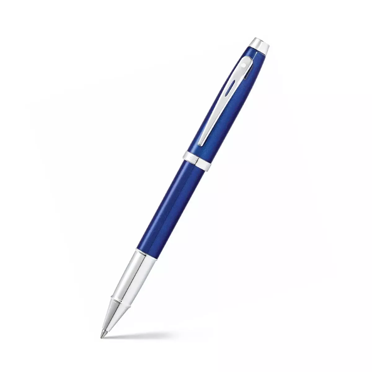 Sheaffer 100 E9339Glossy Blue With Chrome Trims Rollerball Pen (WW30)