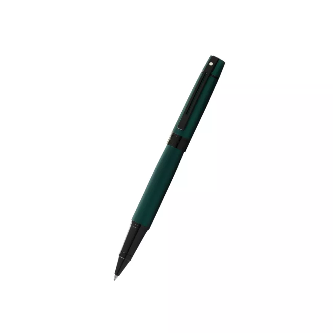 Sheaffer 300 E9346 Matte Green With Black Trims Rollerball Pen (WW30)