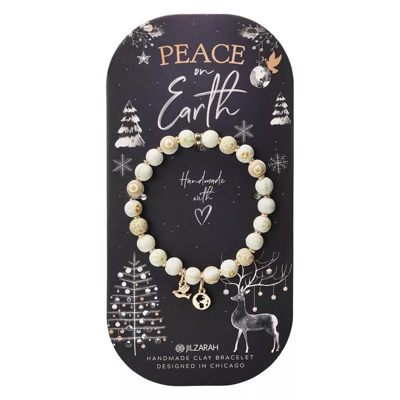 Silent Night Peace on Earth Bracelet