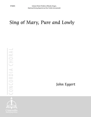 Sing of Mary, Pure and Lowly (Full Score)