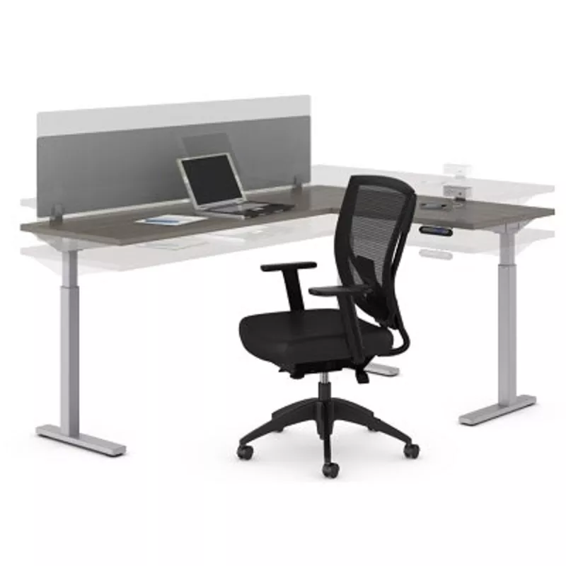 Sit Stand Desk Top-Ionic Electric Height Adjustable41″Wx23″D