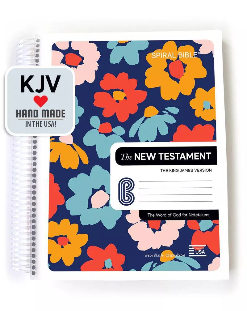 Spiral Bible™ – KJV New Testament – Floral