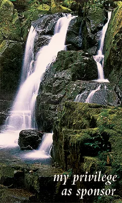 Sponsor Folder - Waterfall(Pkg of 12)