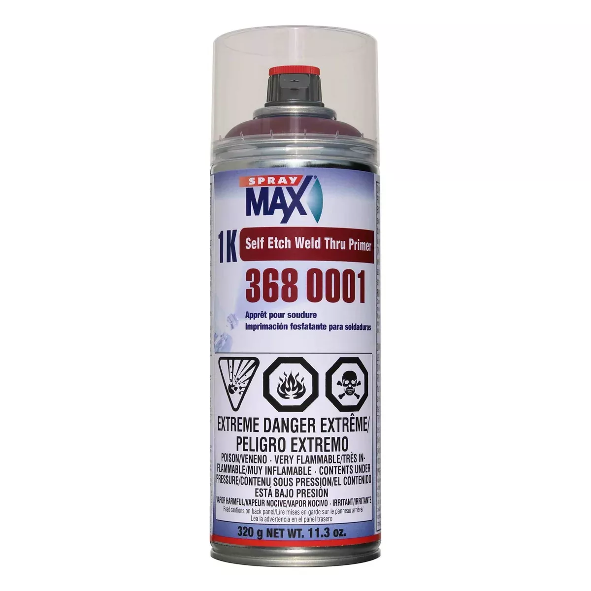 SprayMax 1K Self Etch Weld-Thru Primer (Red Brown)