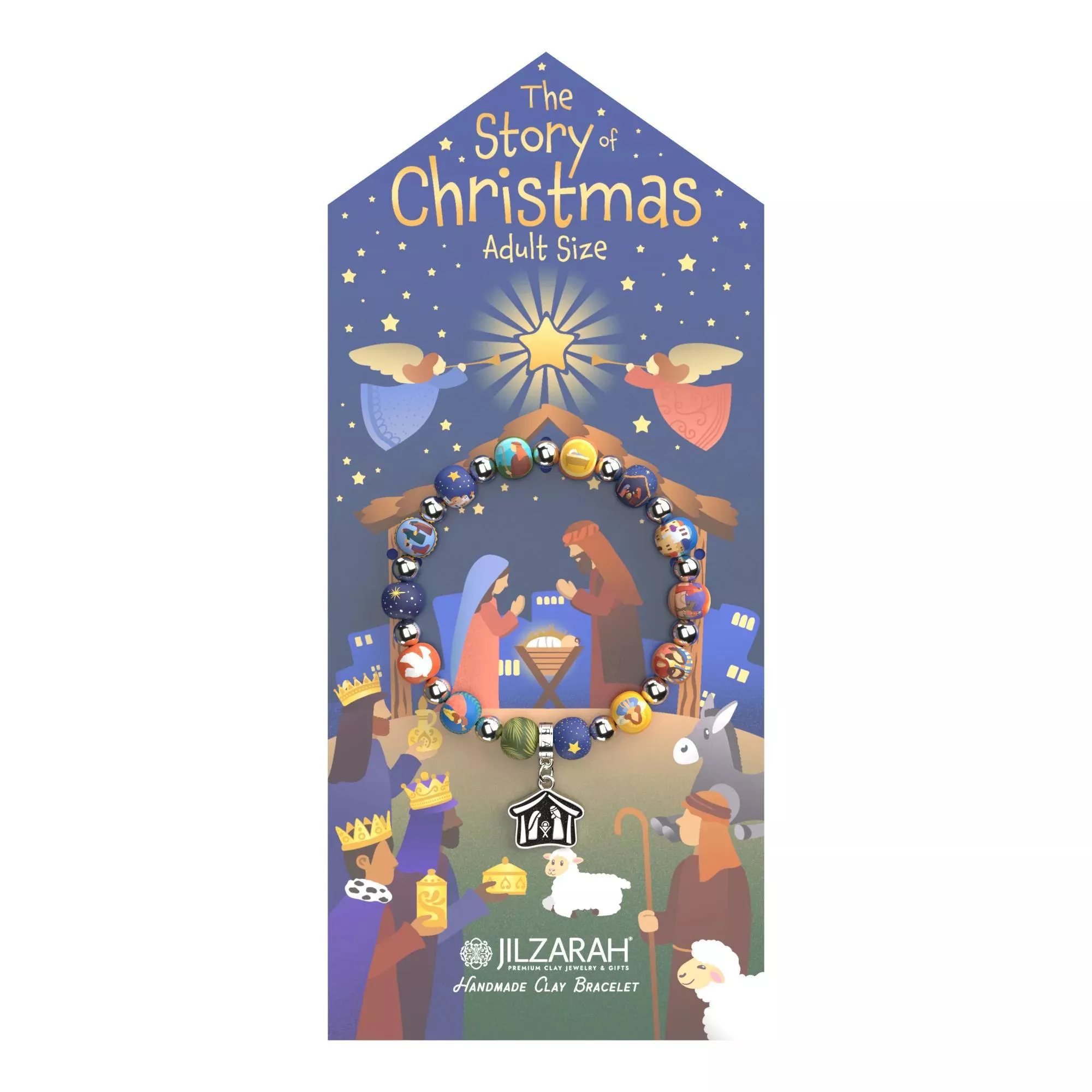 The Story of Christmas Adult Bracelet