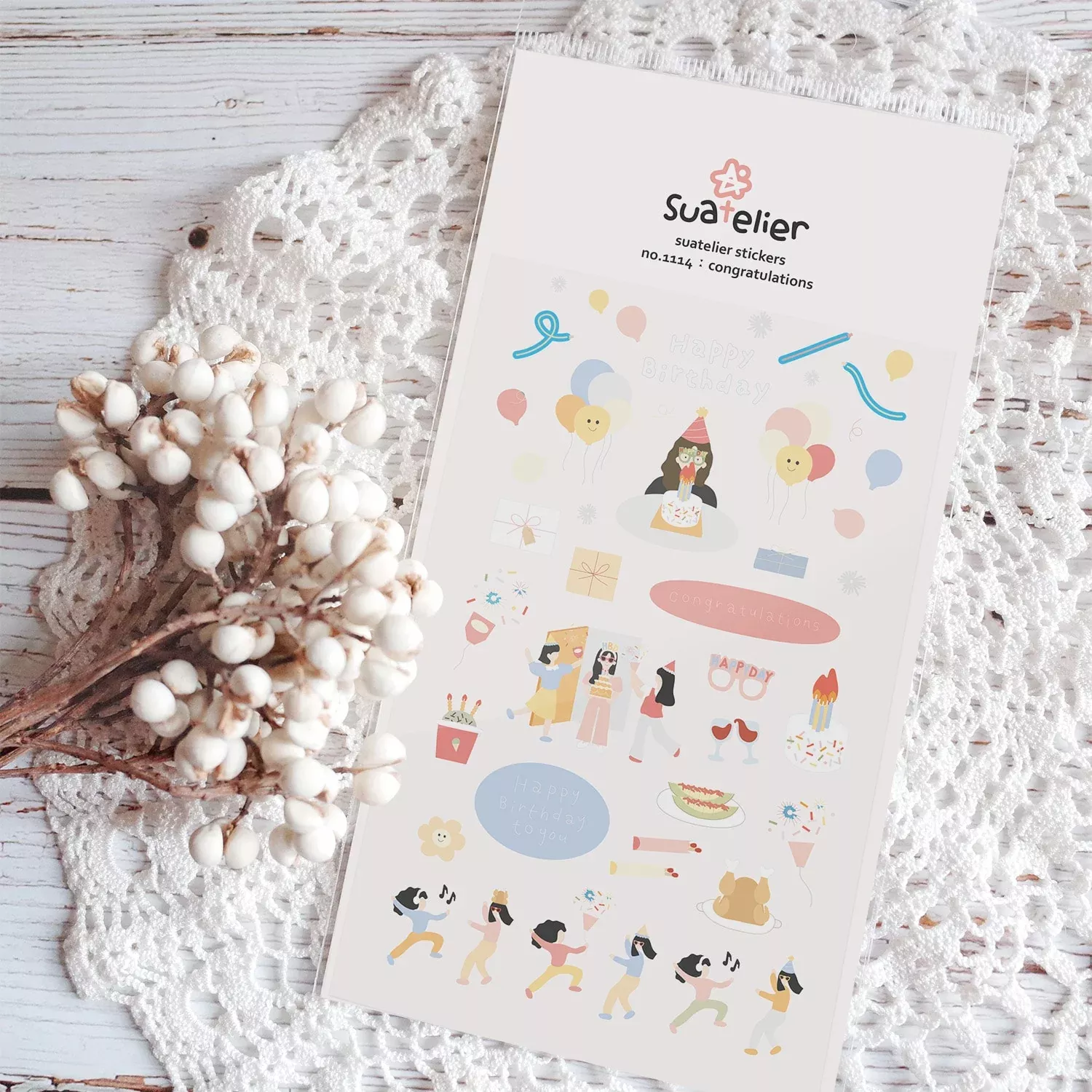 Suatelier Daily Deco Sticker - Congratulations Sticker