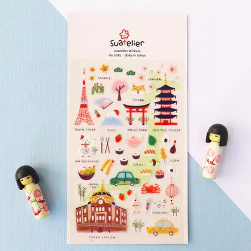 Suatelier Daily Deco Sticker -Daily in Tokyo sticker