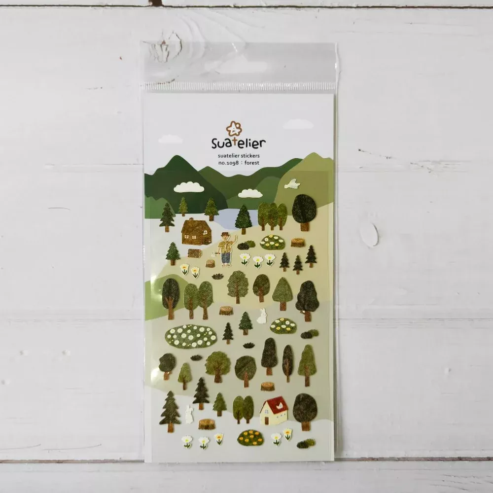 Suatelier Daily Deco Stickers -Forest Sticker
