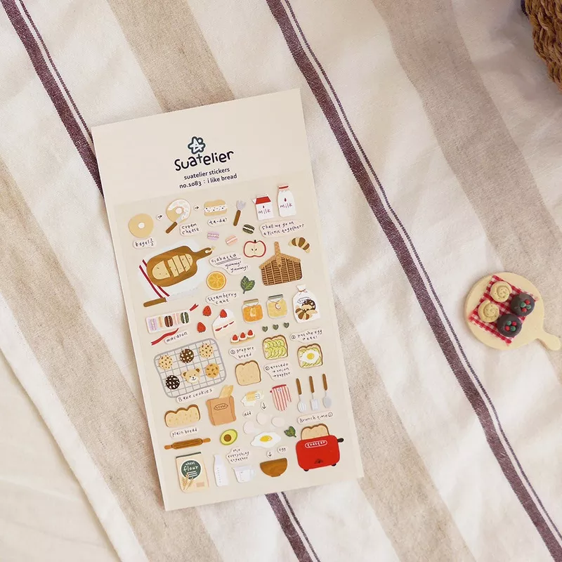 Suatelier Daily Deco Stickers -I Like Bread Sticker