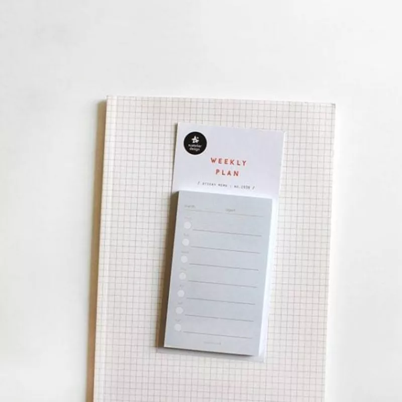Suatelier Sticky Memo - Weekly Plan