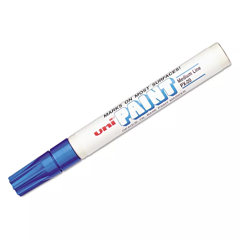 uni-Paint 63603 Permanent Marker, Medium Bullet Tip, Blue (UBC63603)