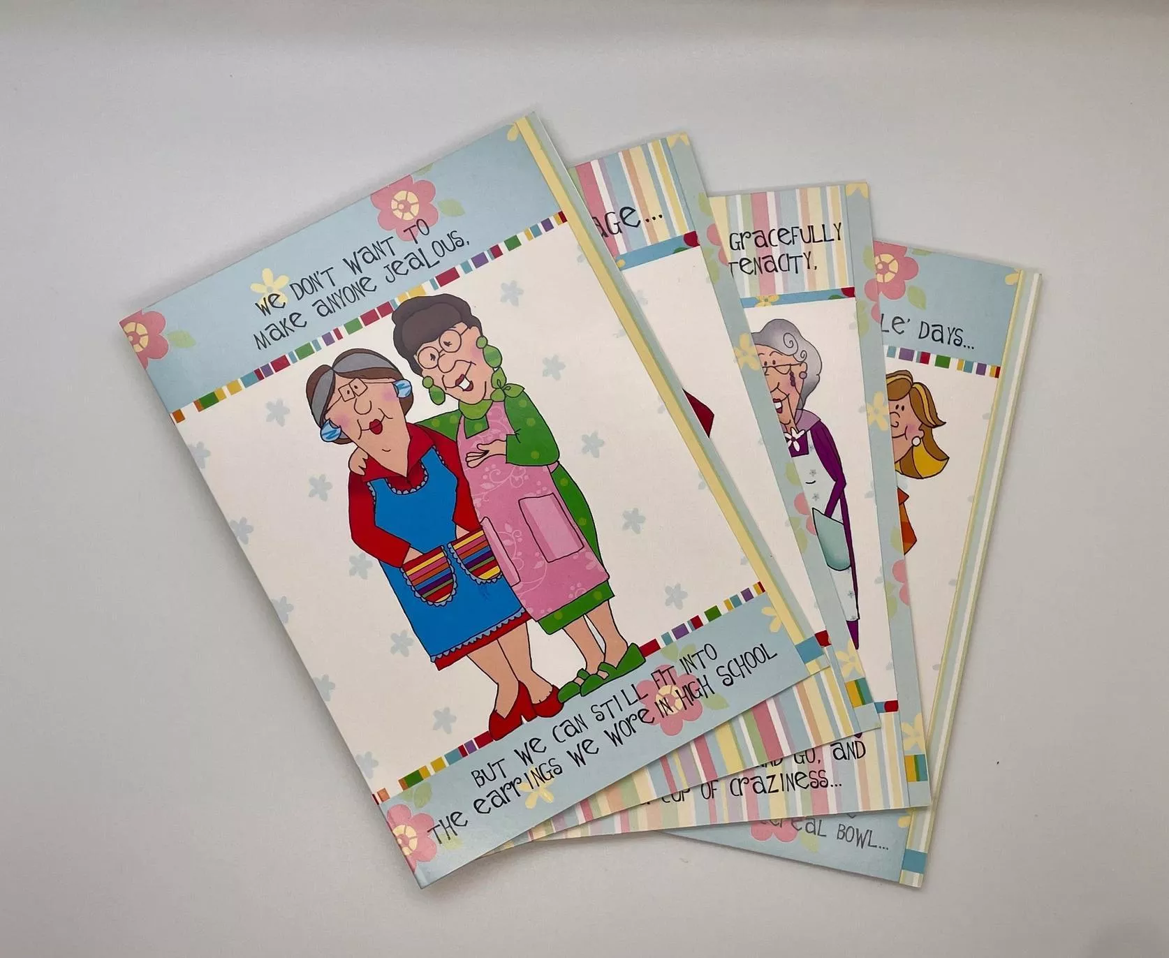 “Unrestrained” Church Kitchen Ladies Birthhday Boxed Greeting Cards (12 Pack)