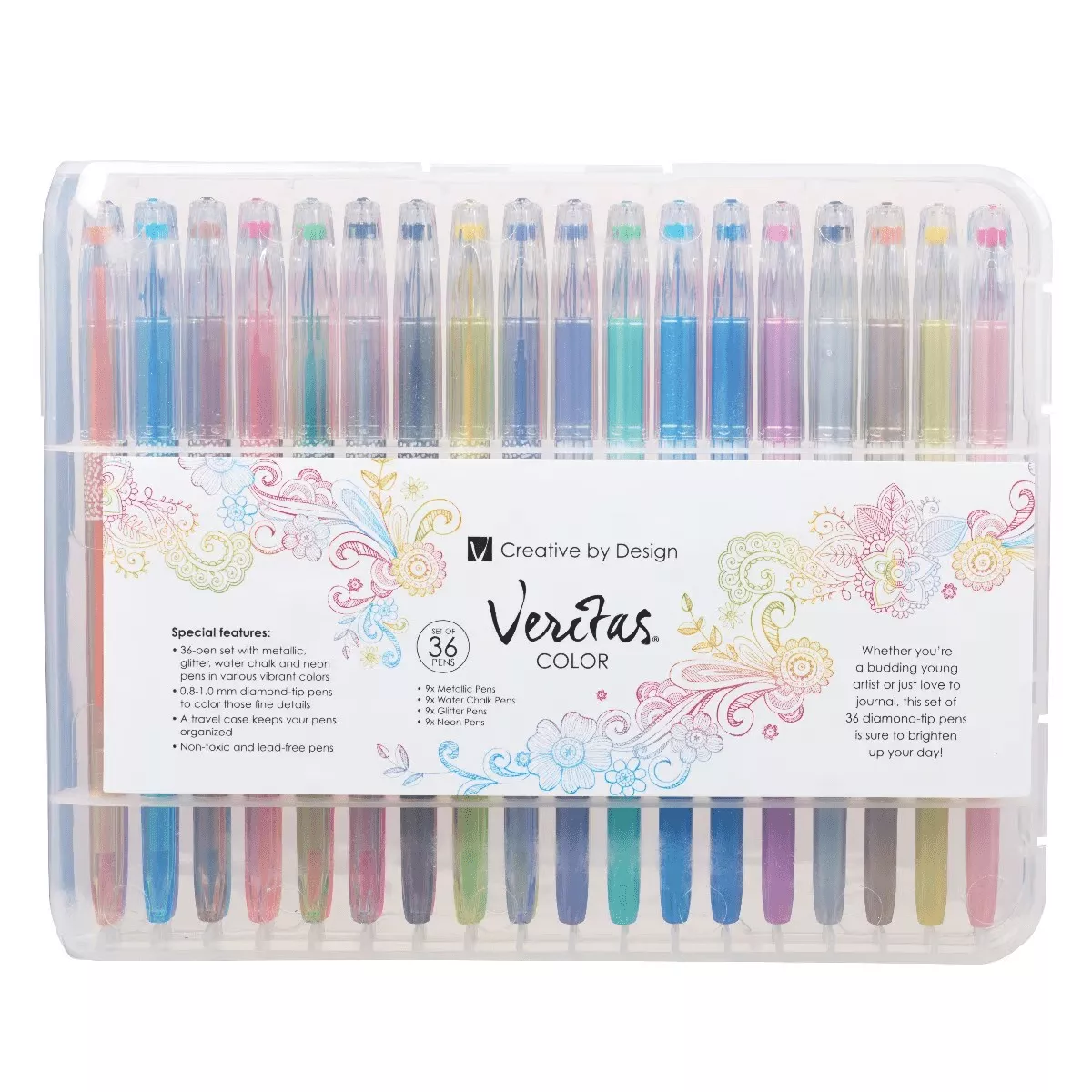 Veritas 36-Piece Assorted Gel Pen Set