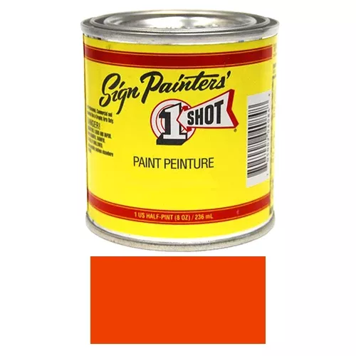 Vermillion Pinstriping Lettering Enamel Paint, 1/2 Pint