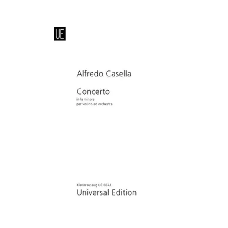 Violin Concerto Op 48 Violin/Piano