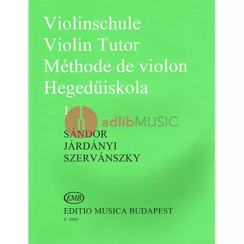 Violin Method Volume 1 – Violin by Sandor EMB Z8064