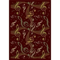 Virtuoso Carpet 10'9"x13'2" Burgundy
